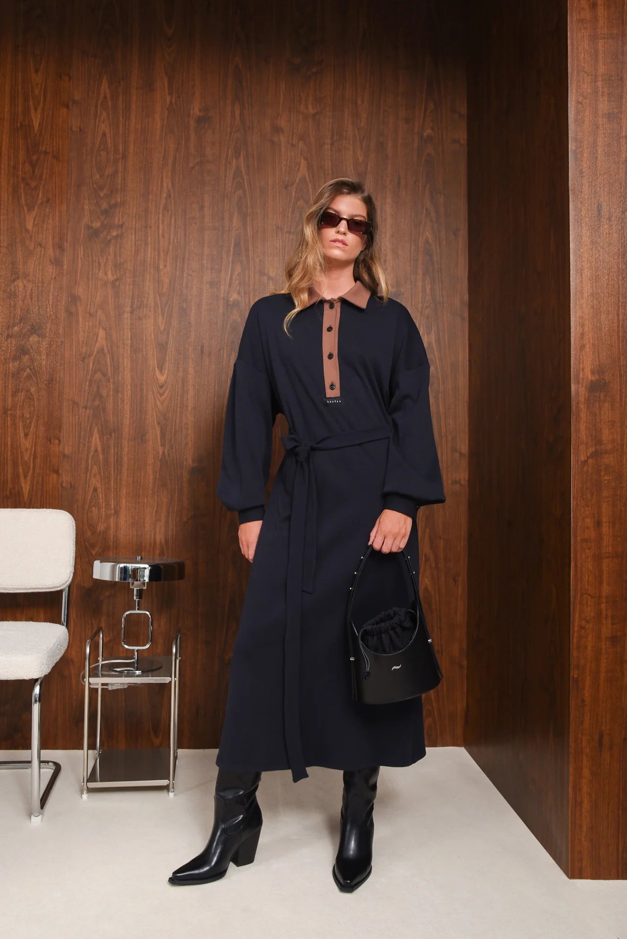 REAL DRESS BLUE BLACK