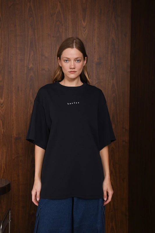 UNTOUCH OVERSIZED T-SHIRT BLUE-BLACK