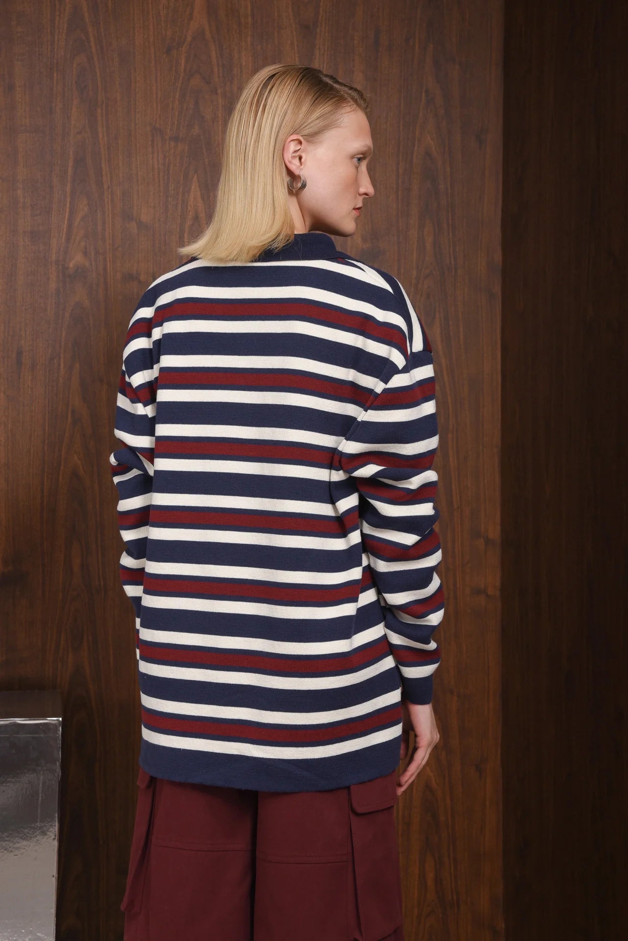 CHASE KNITTED POLO BLUE COMBO