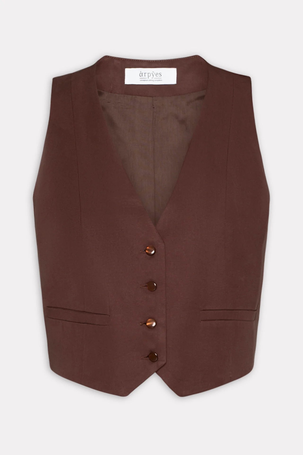 HARMONY VEST BROWN