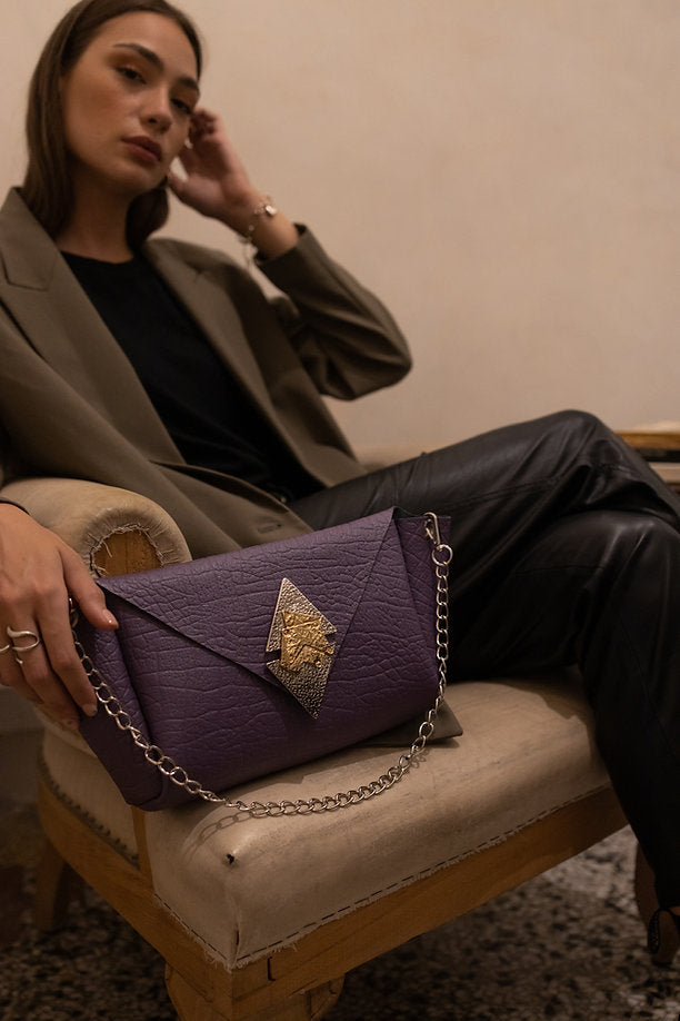 "Diamonds and rust" shoulder bag limited edition