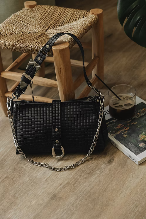 "Mexican moon" shoulder bag, *limited*