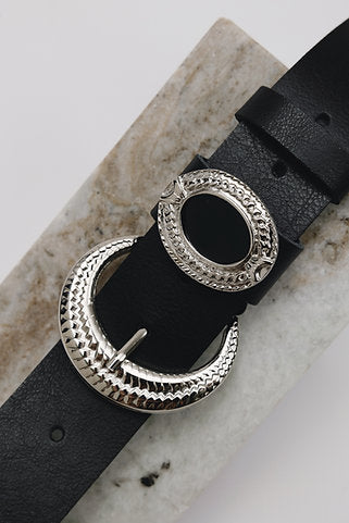 "Nothern sky" leather belt