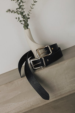 "I'm a Believer" leather belt