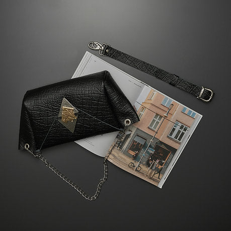 "Diamonds and rust" shoulder bag