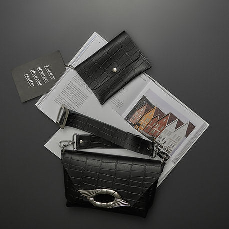 "Ocean of night" shoulder bag