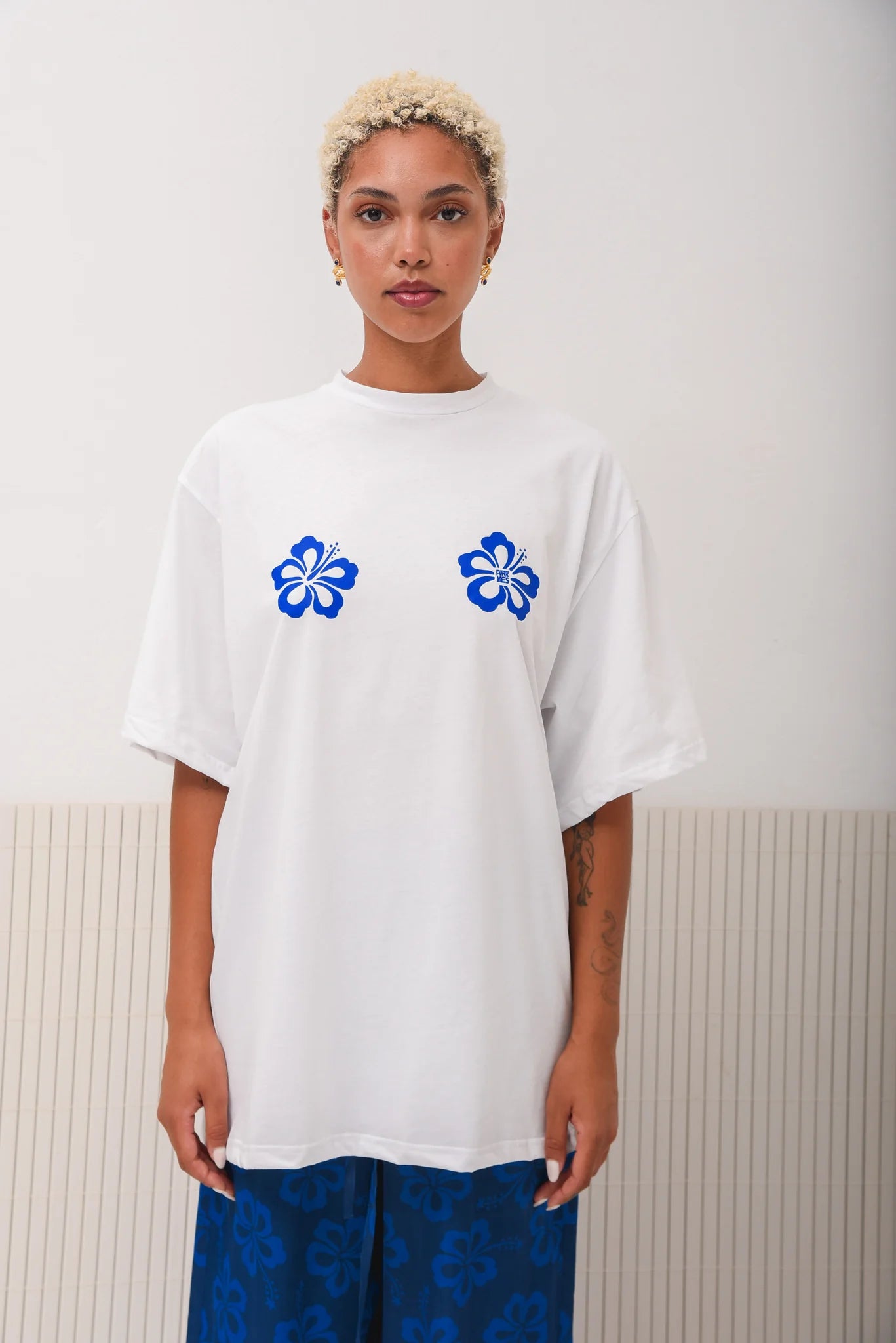 KINGSTON OVERSIZED T-SHIRT BLUE
