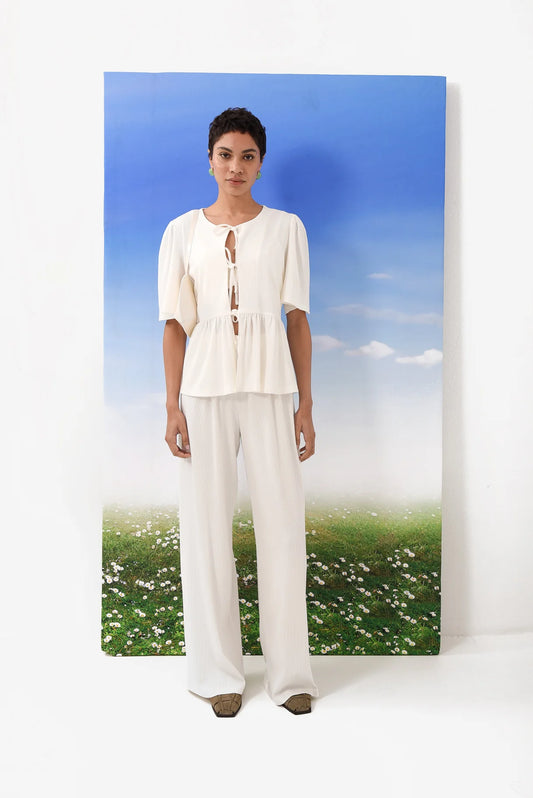 TANNED PANTS WHITE