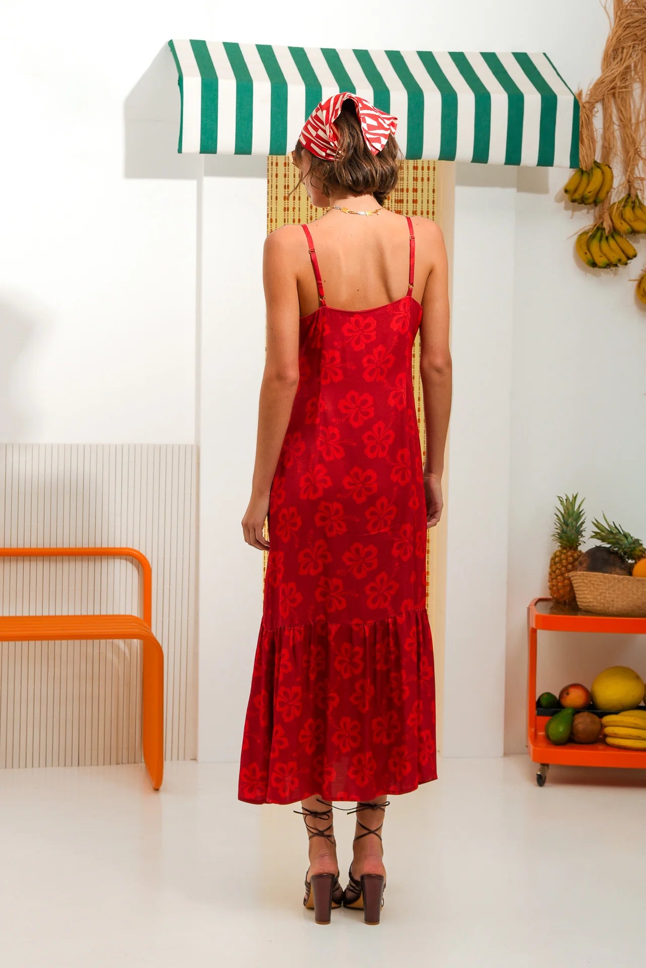 HIBISCUS DRESS RED