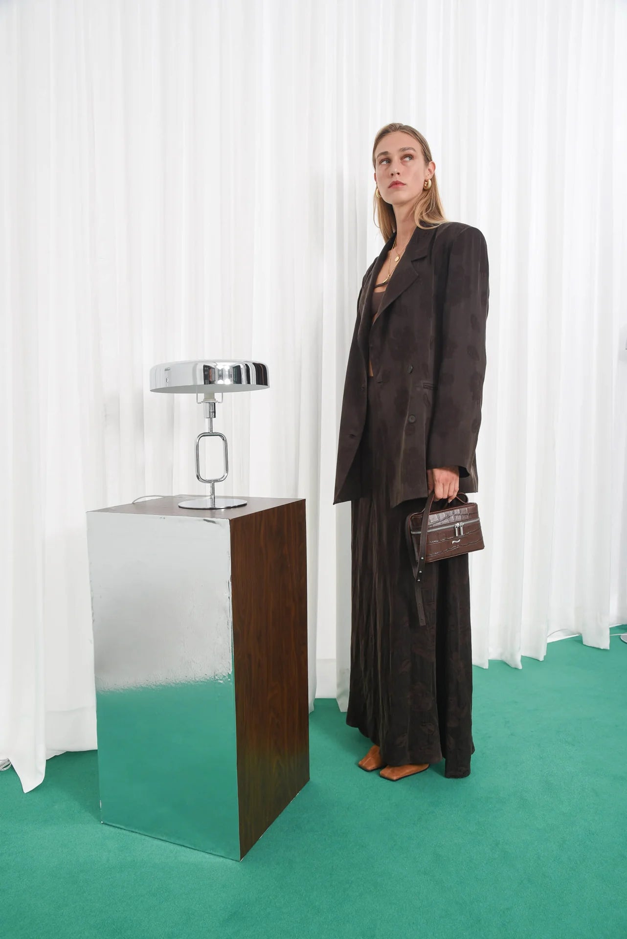 INNER VOICE MAXI SKIRT BROWN