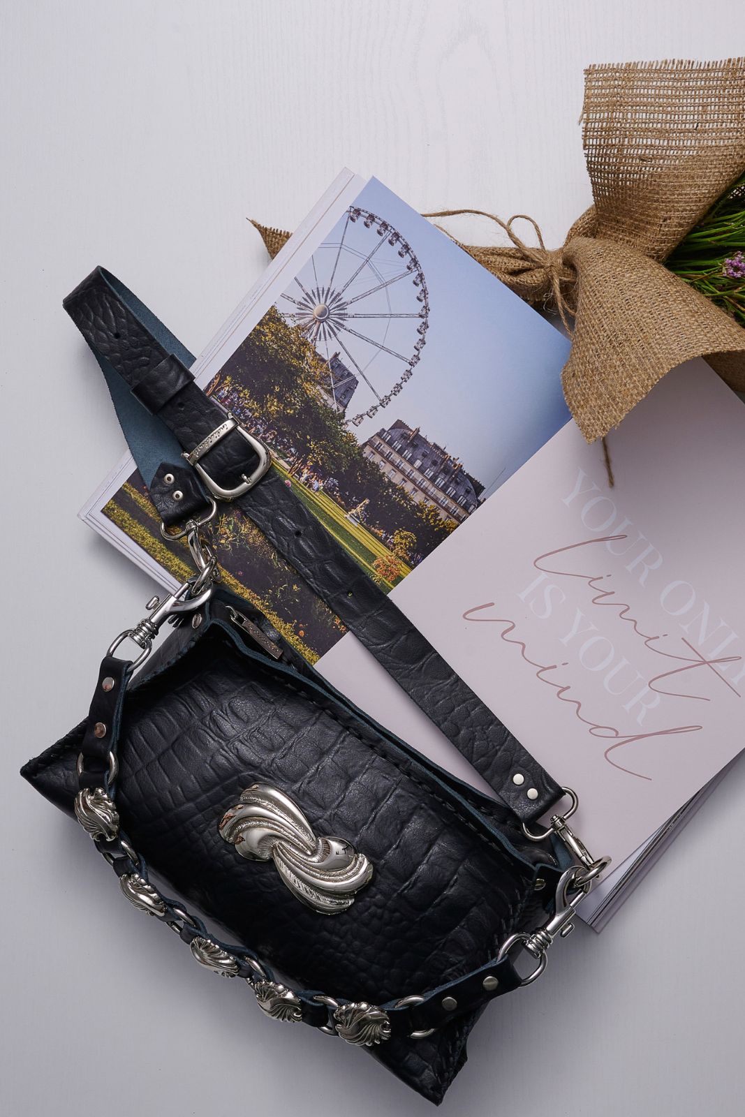 "To Deserve You" shoulder bag