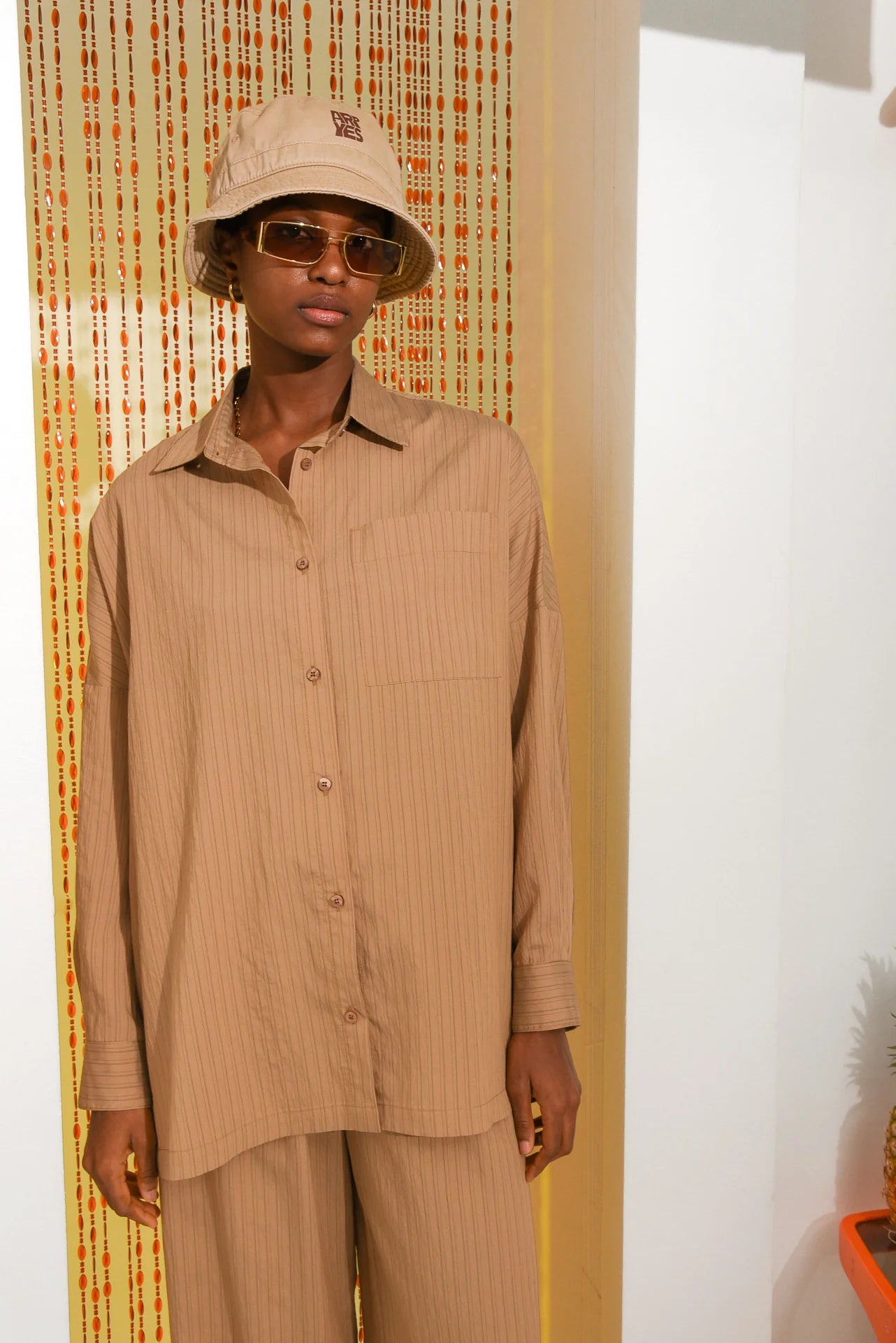 LUSH SHIRT BEIGE