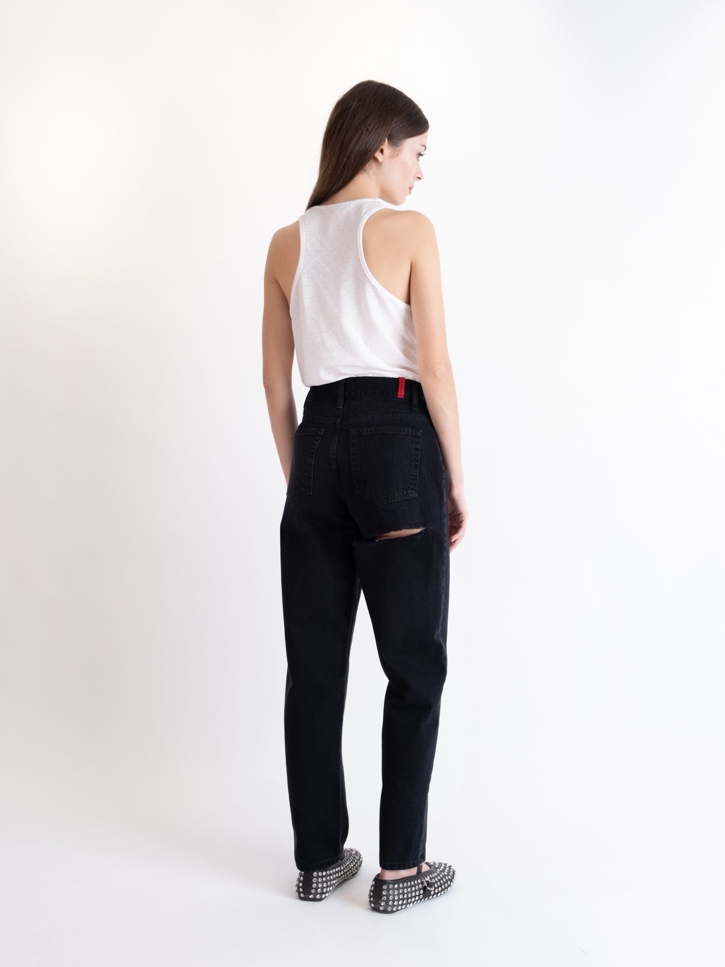 BARBARA BLACK S/W RIPPED