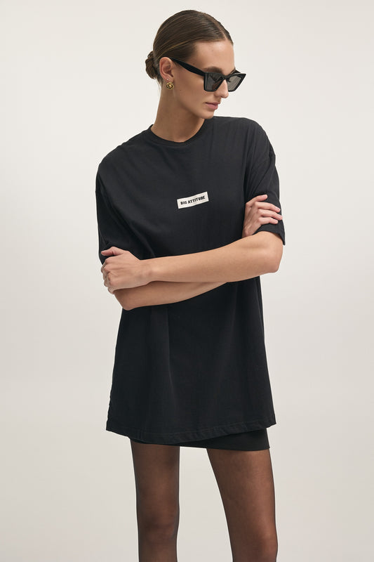 BIG ATTITUDE T-SHIRT BLACK