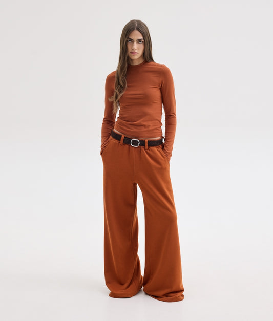 IVY WIDE TRACKPANTS GINGER