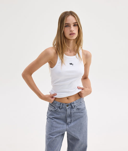 JANE SSG TANK TOP WHITE