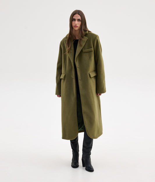 KATHY COAT OLIVE