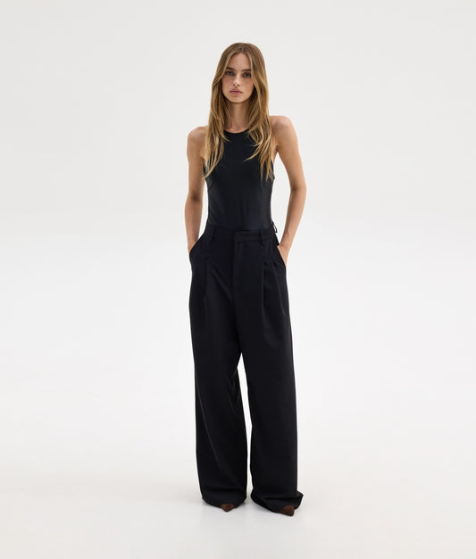 LAURYN TAILORED PANTS BLACK