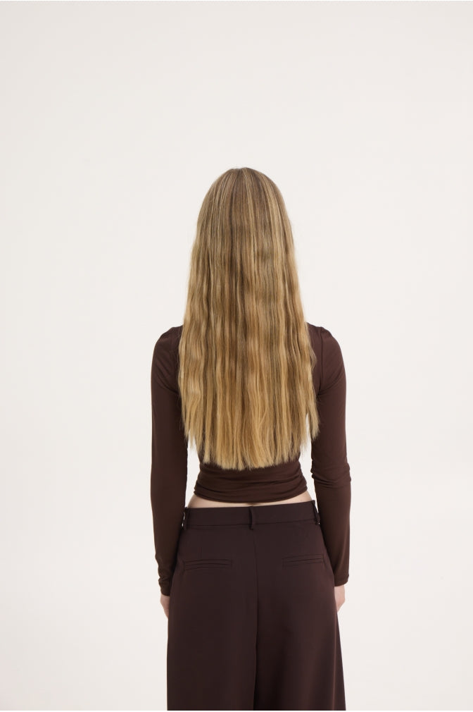 LORY TOP BROWN