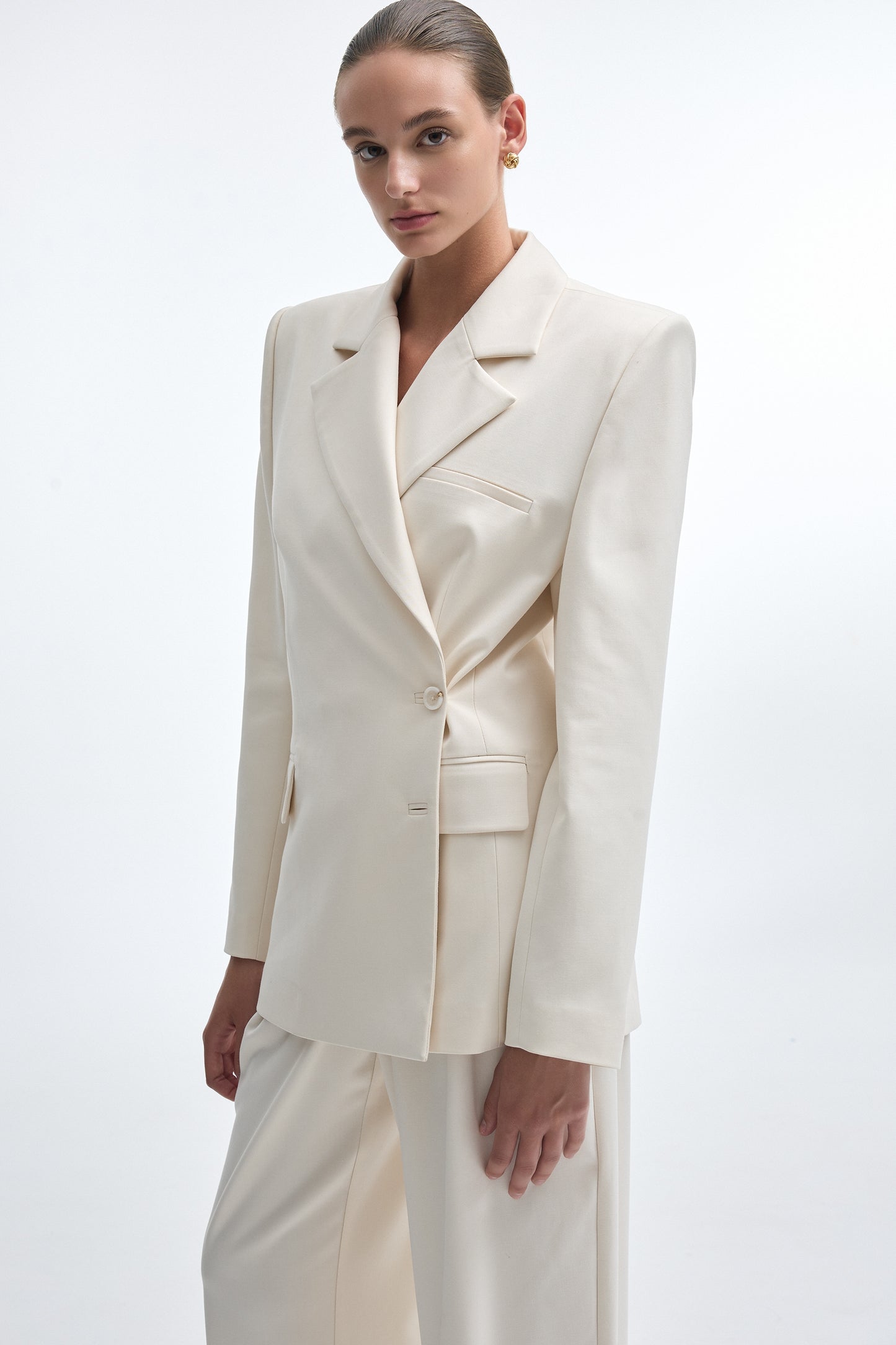 DYNASTY BLAZER ECRU