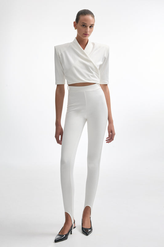 MELANIE CROP TOP OFFWHITE