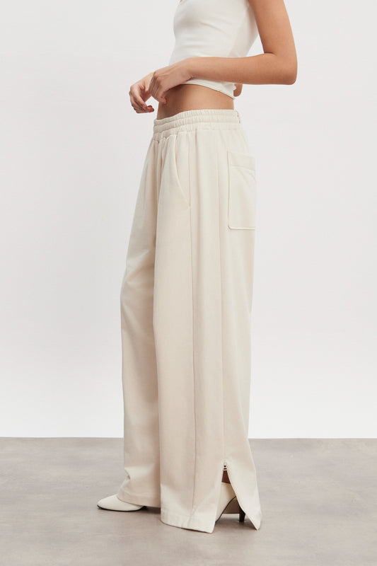 ZEN TRACKPANTS ECRU WOMEN/MEN