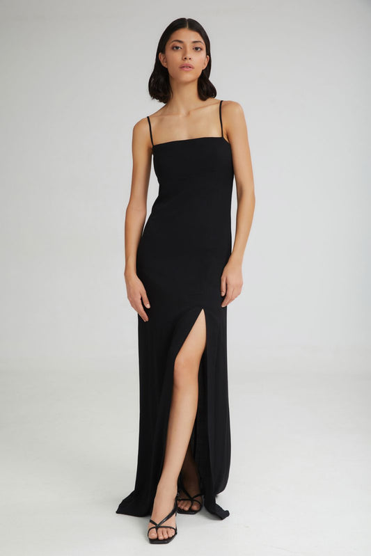 The Crunchy Dress Black
