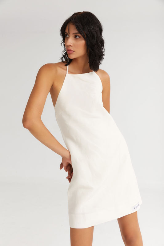 The Gelato Mini Dress Ecru