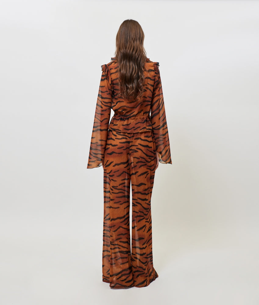 VALENTINA PRINTED PANTS ANIMAL