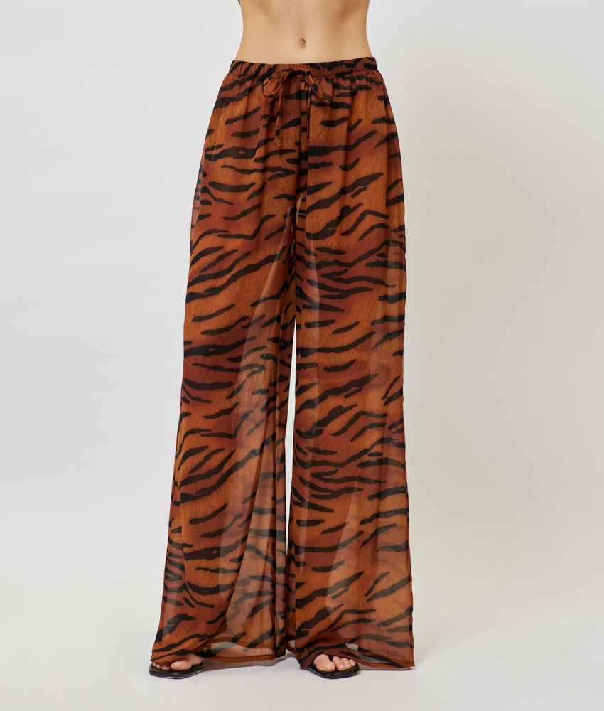 VALENTINA PRINTED PANTS ANIMAL