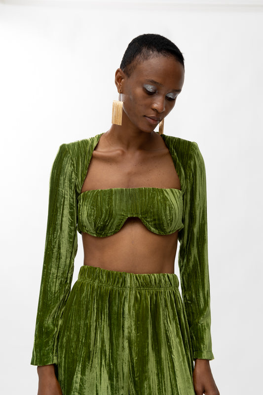 Lovita Green Bustier