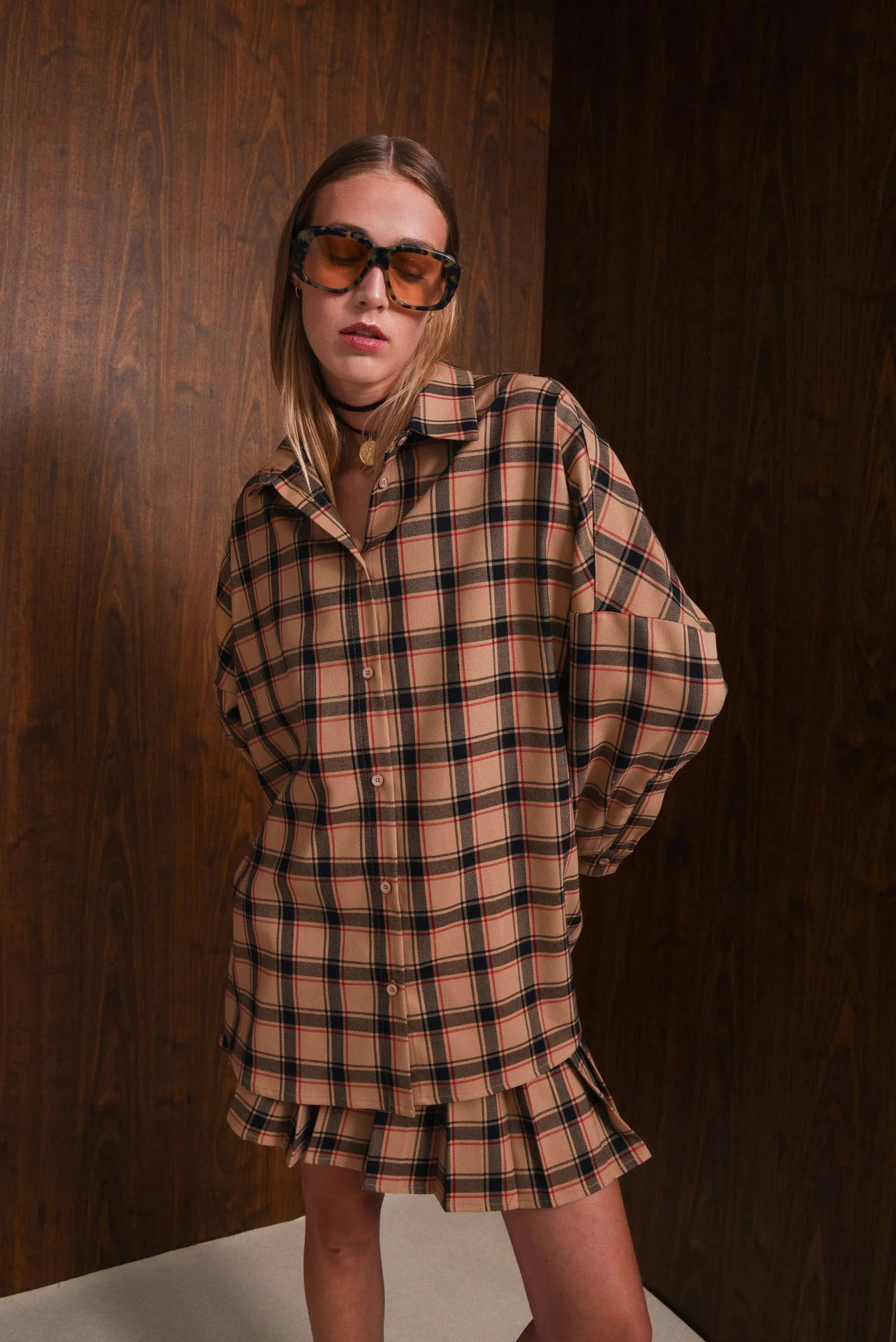 AFFECT MINI SKIRT BEIGE