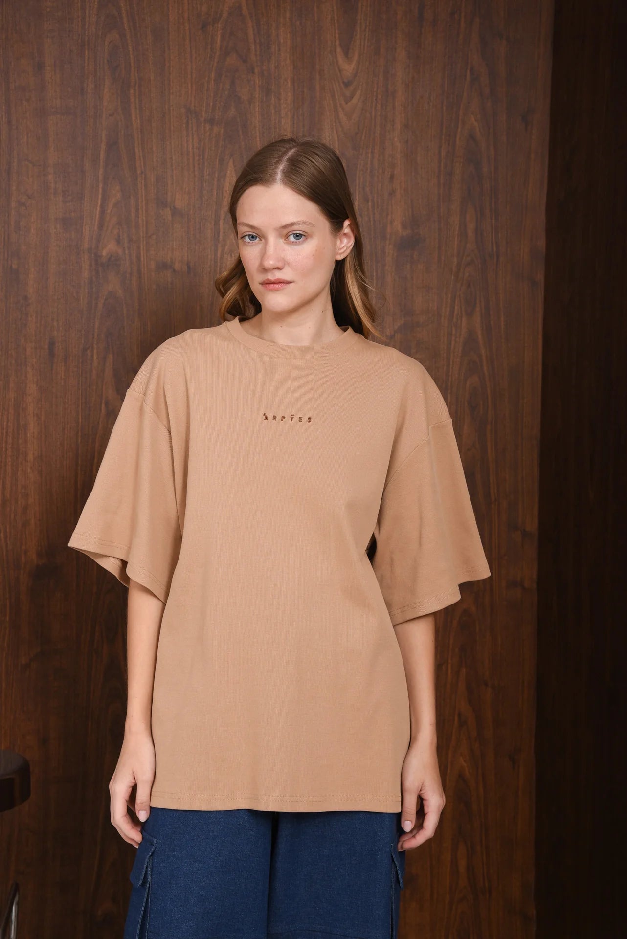 UNTOUCH OVERSIZED T-SHIRT BEIGE