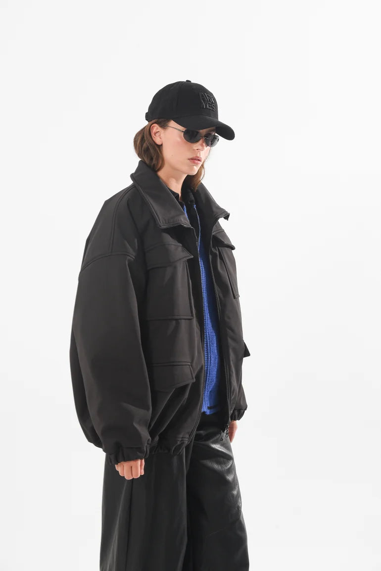 KURO PUFFER JACKET BLACK
