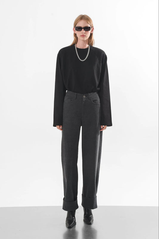OTZI DENIM PANTS BLACK