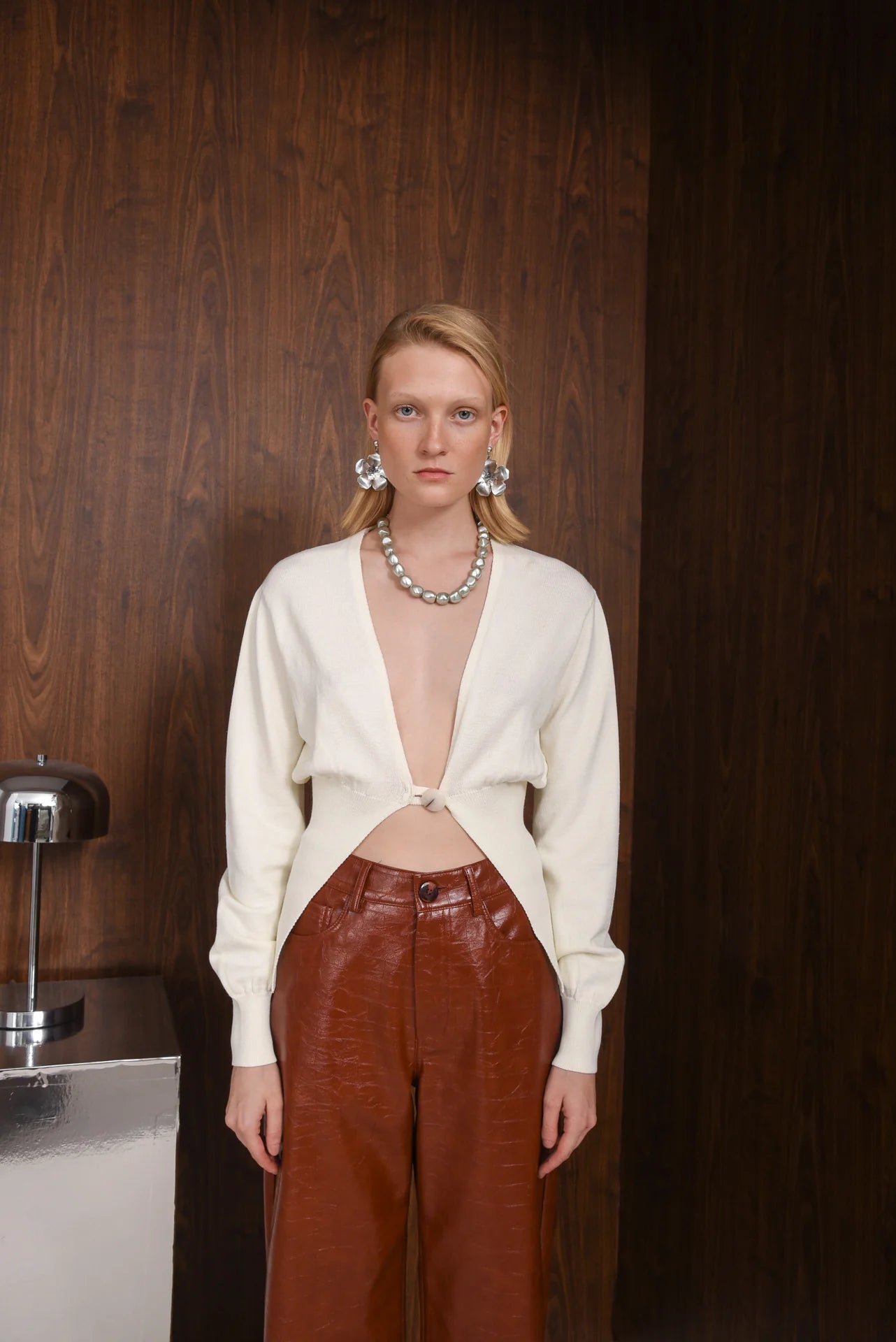 EXIST PANTS RED BROWN