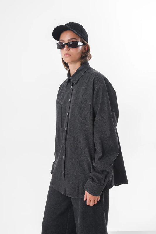 OTZI DENIM SHIRT BLACK