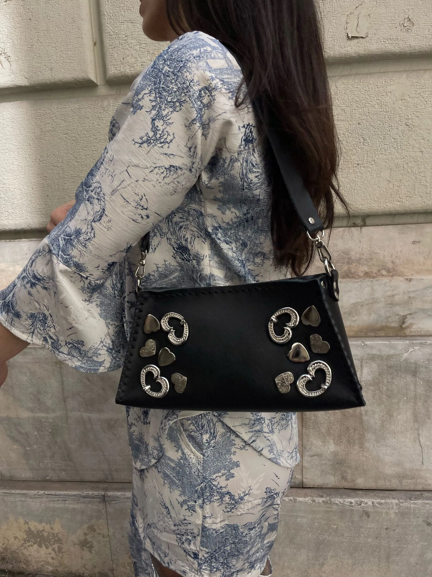 "Now and then" shoulder bag
