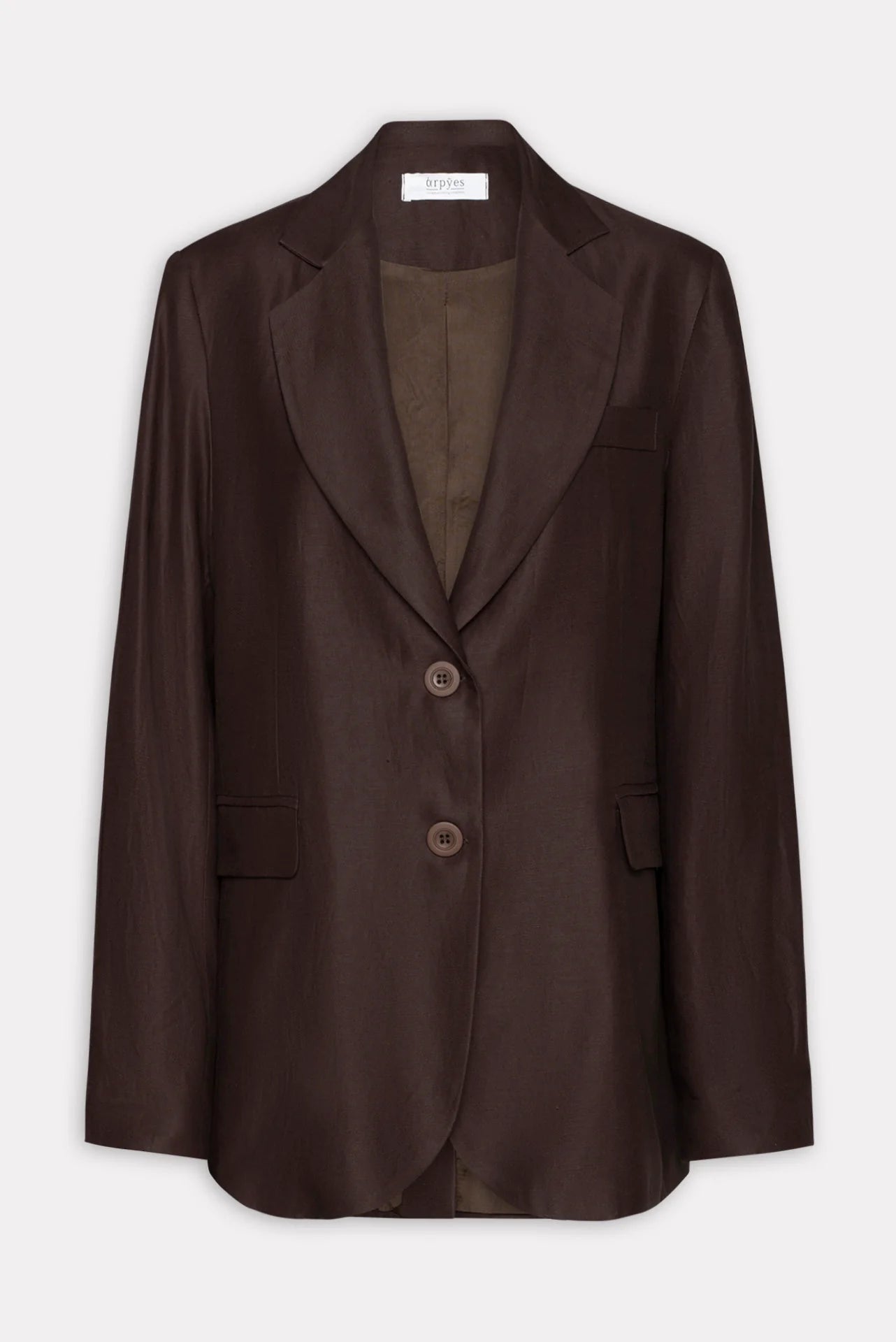 COCONUT MILK BLAZER BROWN