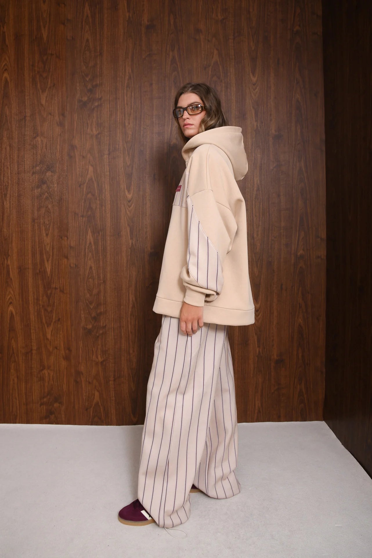 TRUE CARDIGAN BORDEAUX