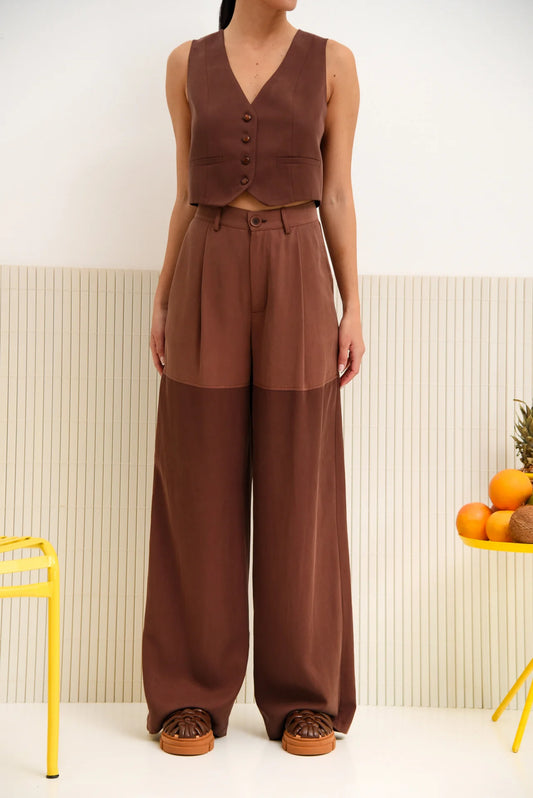 HARMONY PANTS BROWN