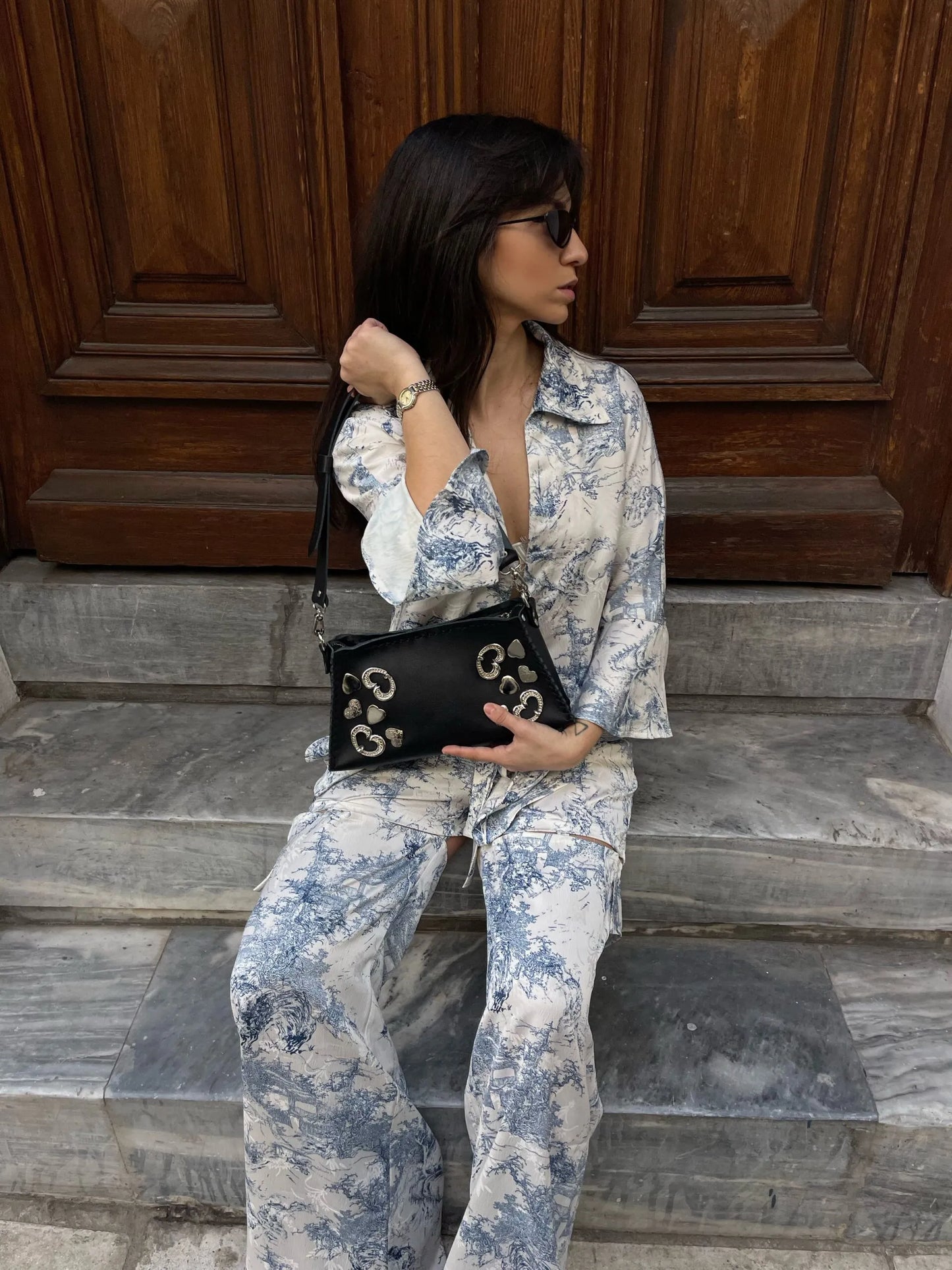 "Now and then" shoulder bag