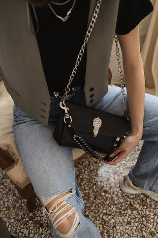 "On my mind" shoulder bag