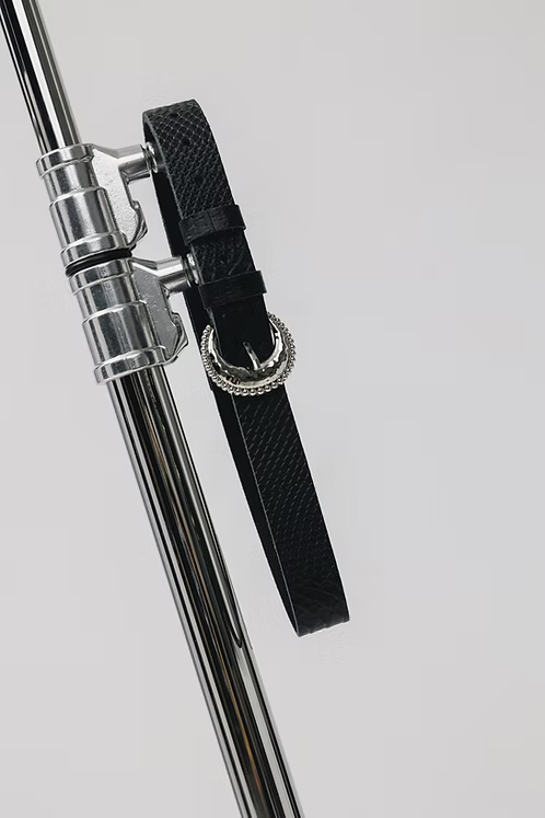 "I am free" leather belt
