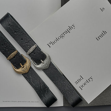 "Francesca" leather belt