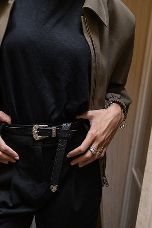 "Sweet Lady" leather belt