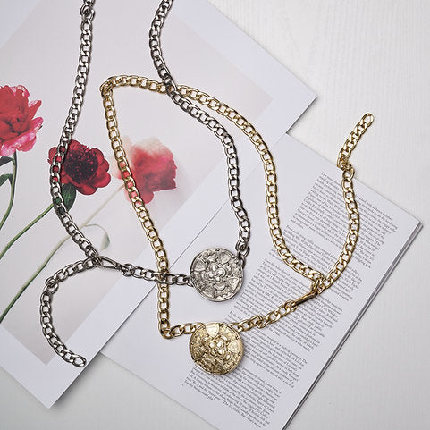 "Lonely stranger" chain belt nickel