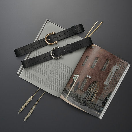 "Footloose" leather belt