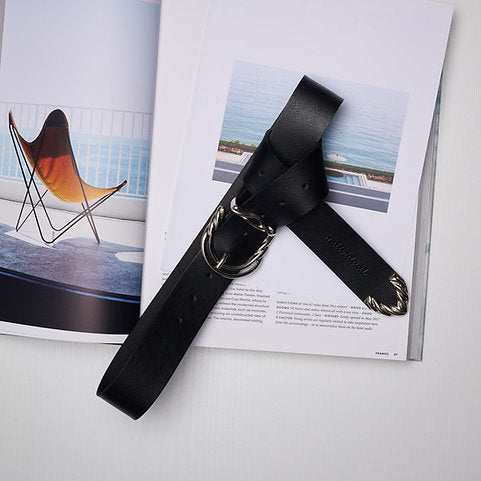 "The rising" leather belt