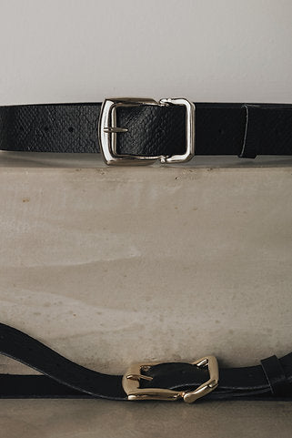 "I'm a Believer" leather belt